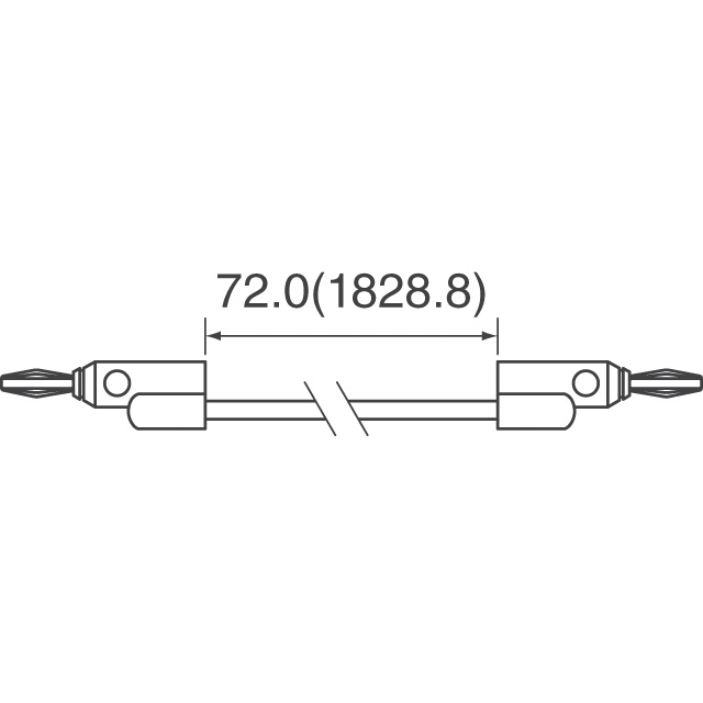 B-72-6 Pomona Electronics  Test Leads - Banana, Meter Interface